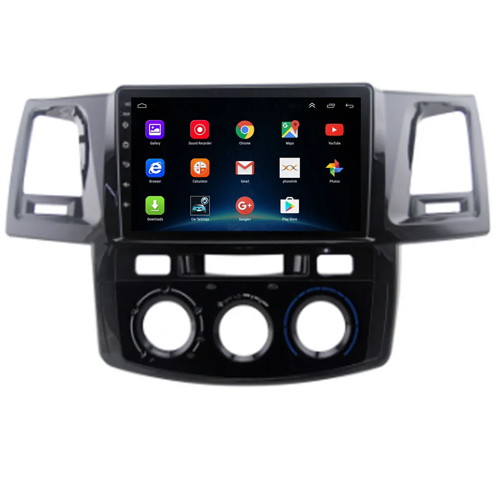 4G LTE Android10.0 для Toyotal Fortuner/HILUX Revo / Vigo 2004-2013 2014 мультимедийный стерео автомобильный