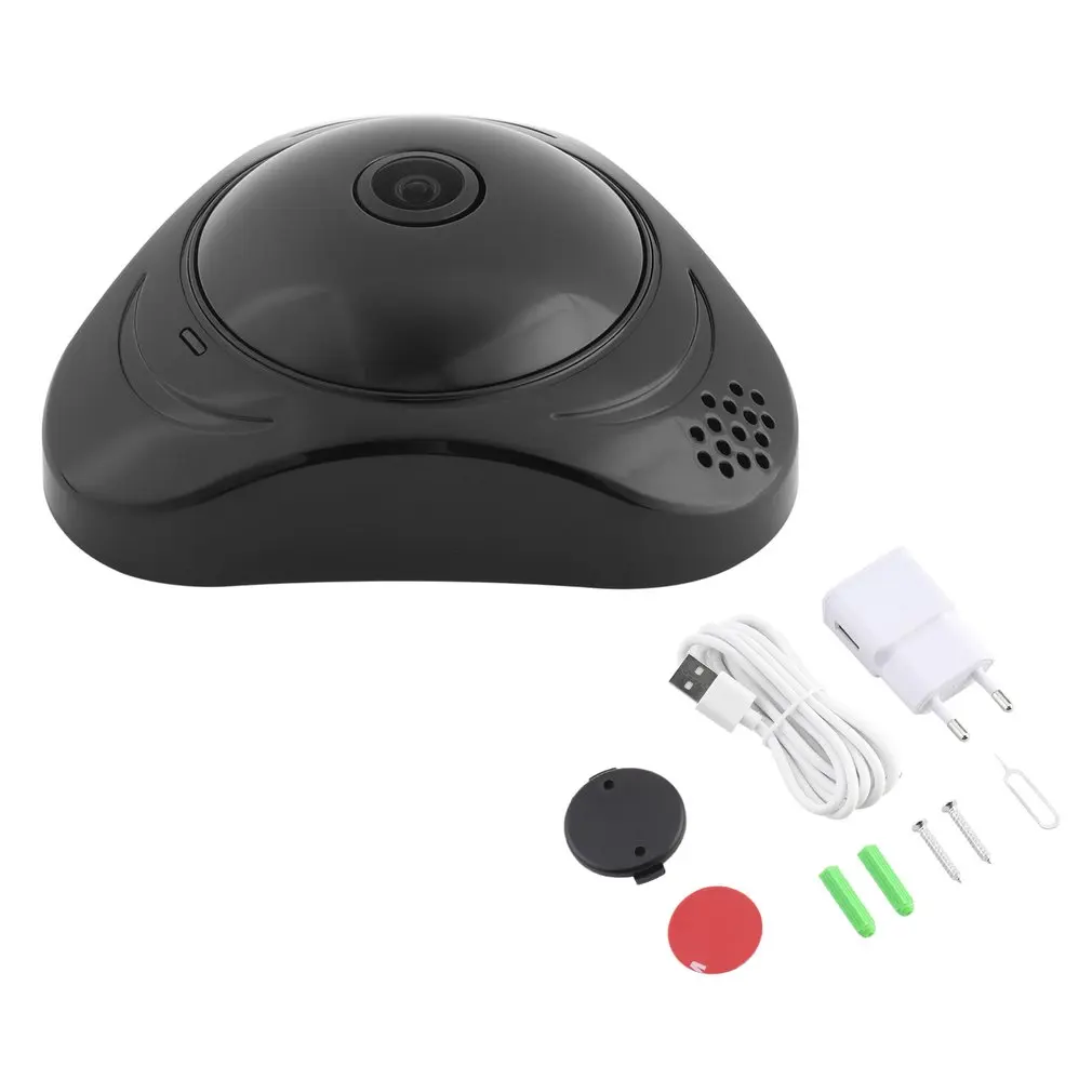 960P VR Wi Fi 360 градусов панорамная камера с датчиком движения Беспроводная ip для