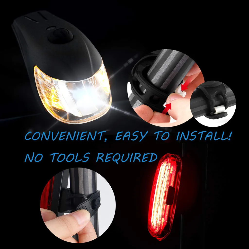 Супер яркий USB Led велосипед Водонепроницаемый Передний фонарь для велосипеда 3