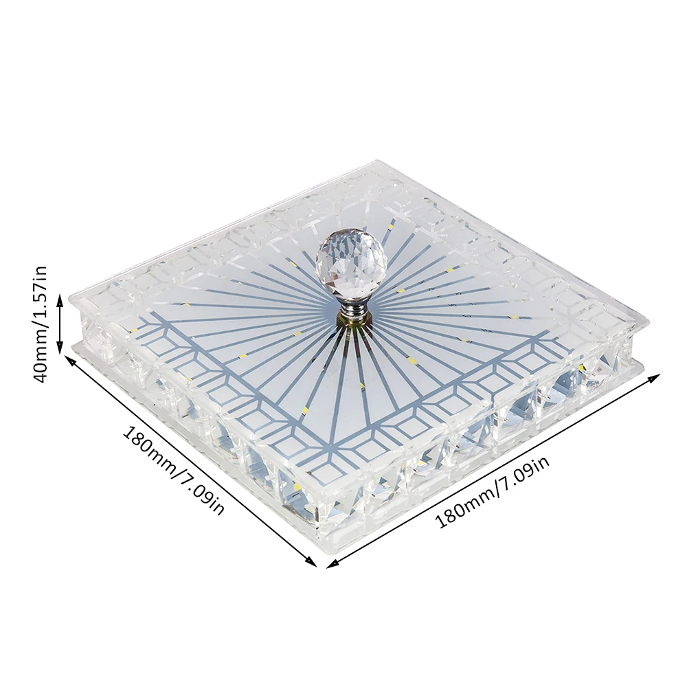 

A Modern LED Ceiling lights Aisle Veranda Lighting Down Crystal Mordern Surface Mounted LED Ceiling Lights for Living Room