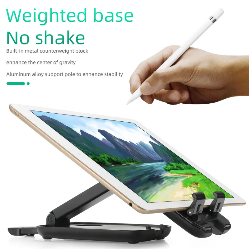 

New Telescopic Folding Smart Phone Tablet Stand Adjustable Holder For iPhone Samsung Huawei Xiaomi Desktop Support