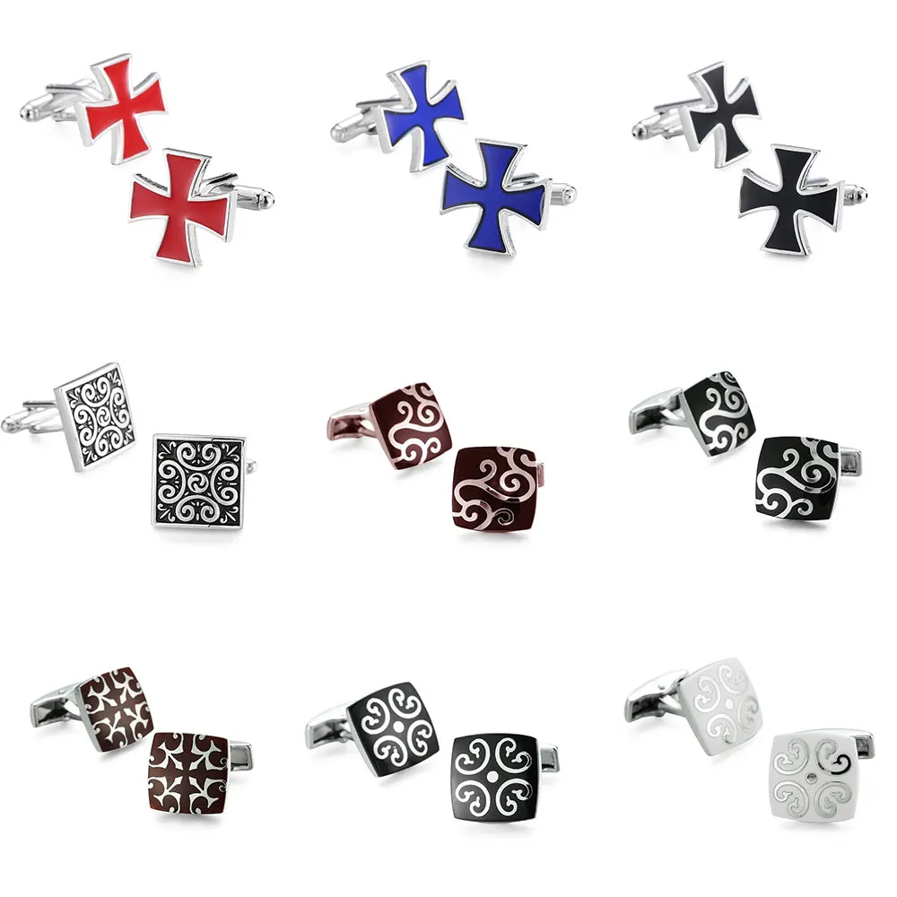 

Запонки для мужчин в разных стилях, подходят для рубашек, подарочные Зажимы для галстука, Оригинальные металлические строчки для гитары