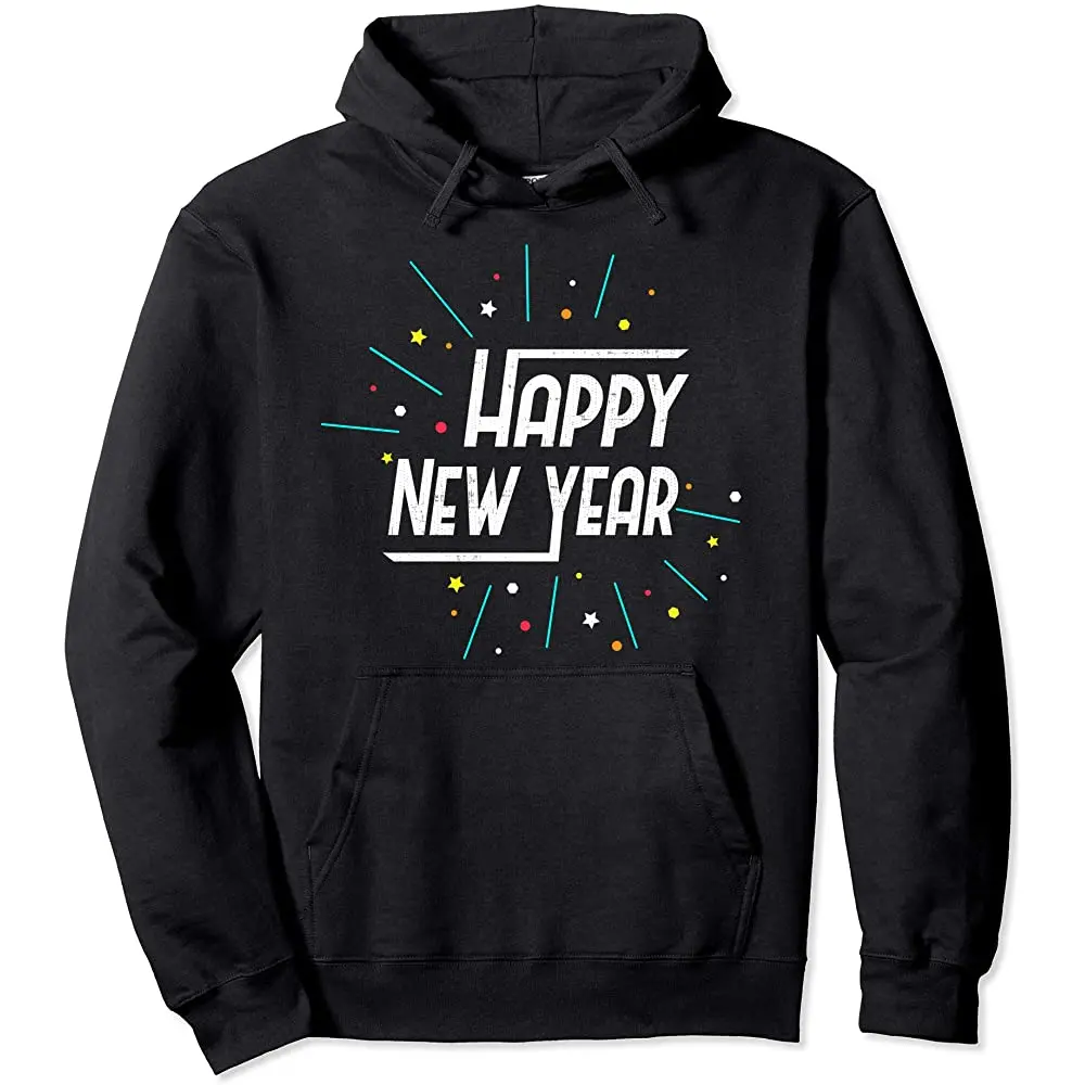 

Happy New Year Fireworks Gift Pullover Hoodie