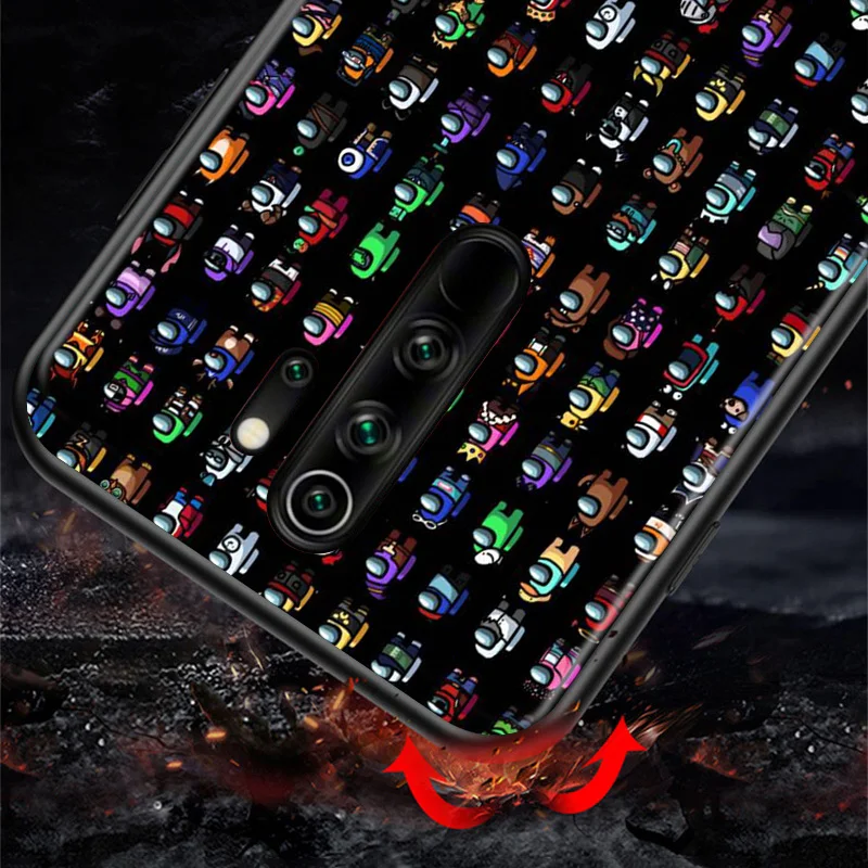 

Amongus Game For Xiaomi Redmi K40 K30T K30S K30i K30 K20 10X 9T 9i Pro 5G Black Phone Case