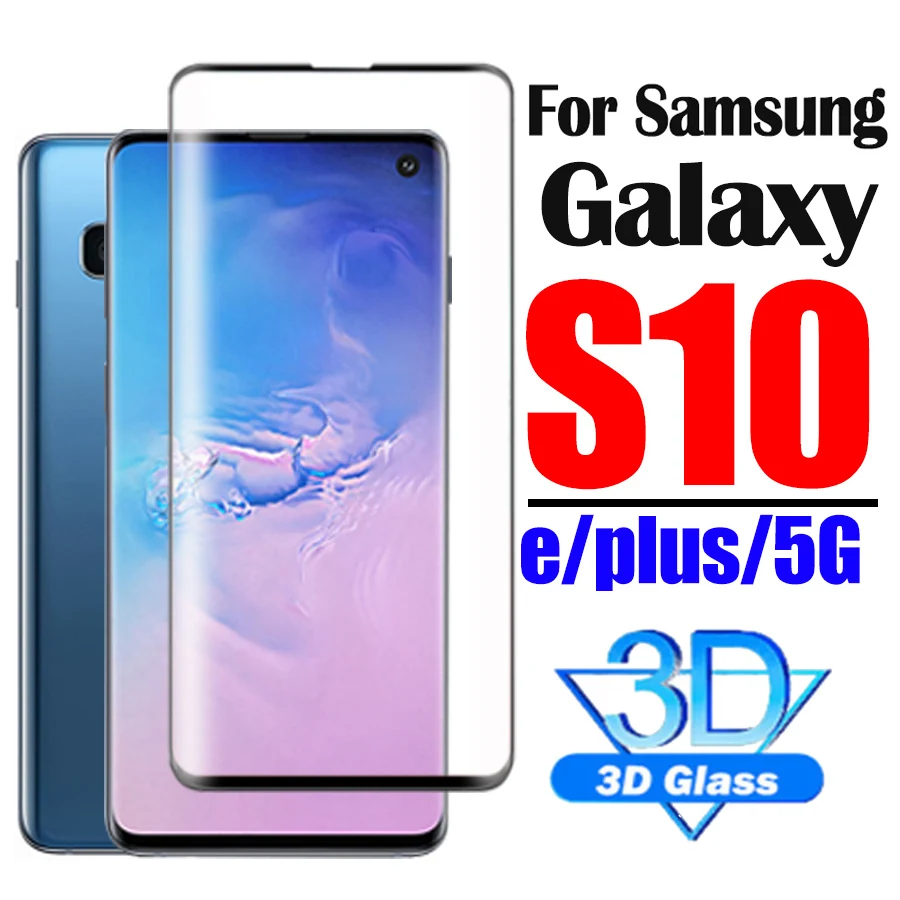 3D Защитное стекло для samsung galaxy s10 e Защитная пленка экрана samsun s10e lite plus tremp 10s light