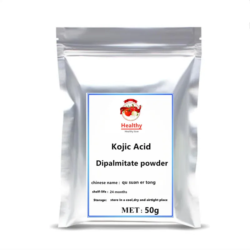 

Hot Sale Kojic Acid Dipalmitate powder Pure Cosmetics 99% Kojic Acid Soap Skin Whitening Serum Extract Freckle Removing