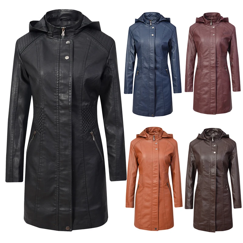 OMIKRON Новая мода плюс размер винтажные женские осенние зимние байкерские