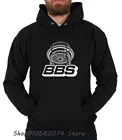 Мужская Черная Толстовка с логотипом компании Bbs Racing Gear