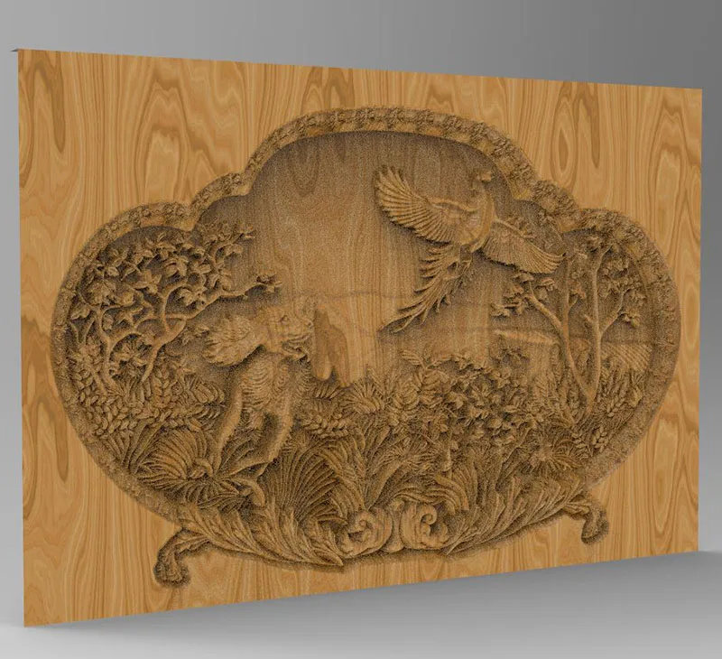 STL модель собаки Декор стены панель 3d рельеф для станка с ЧПУ Artcam Aspire 3D мебель