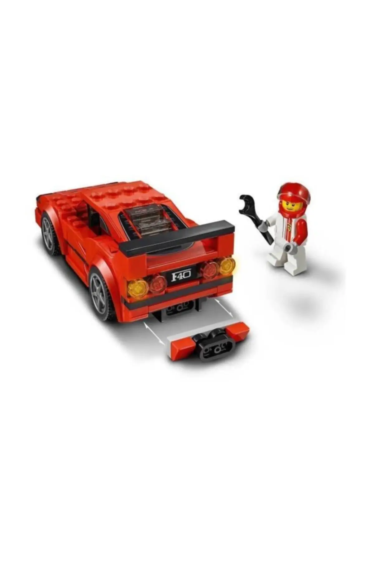 Скоростные чемпионы 75890 Ferrari F40 оригинальная коллекция LEGO для детей унисекс