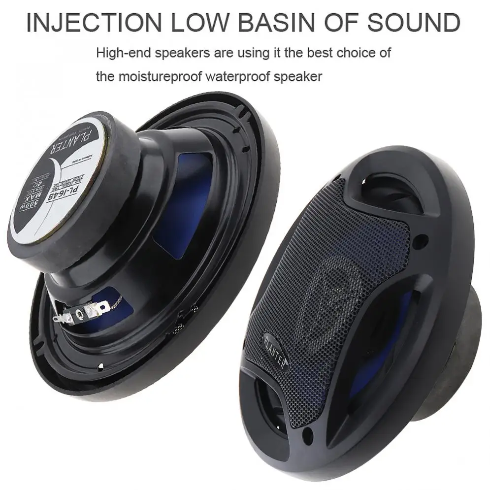 

2pcs 6.5 Inch 500W Car HiFi Coaxial Speaker Vehicle Door Auto Audio Music Stereo Range Frequency Speakers for Cars