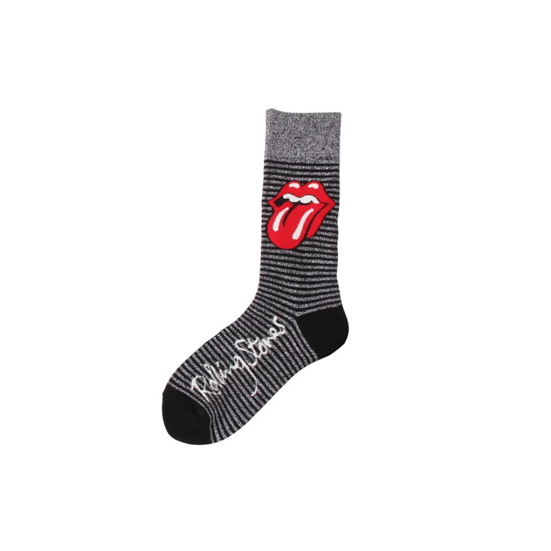 

Hip Hop Big Tongue Novelty Socks High Quality Cotton Terry Bottom Skateboard Sock Outdoor Sport Basketball Calcetines