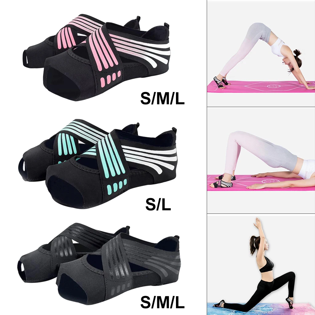 

Women Ballet Barre Dance Training Yoga Shoes Pilates Grip Socks with Grips Comfort
