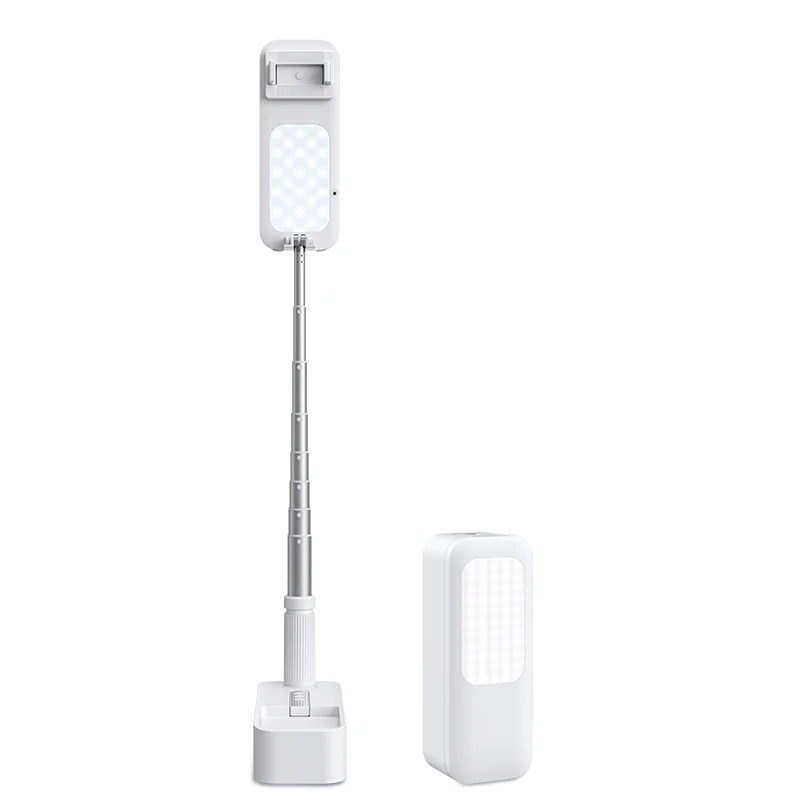 portable multifunction phone holder stand for makeup youtube tik tok live stream wireless dimmable led selfie fill in light lamp free global shipping