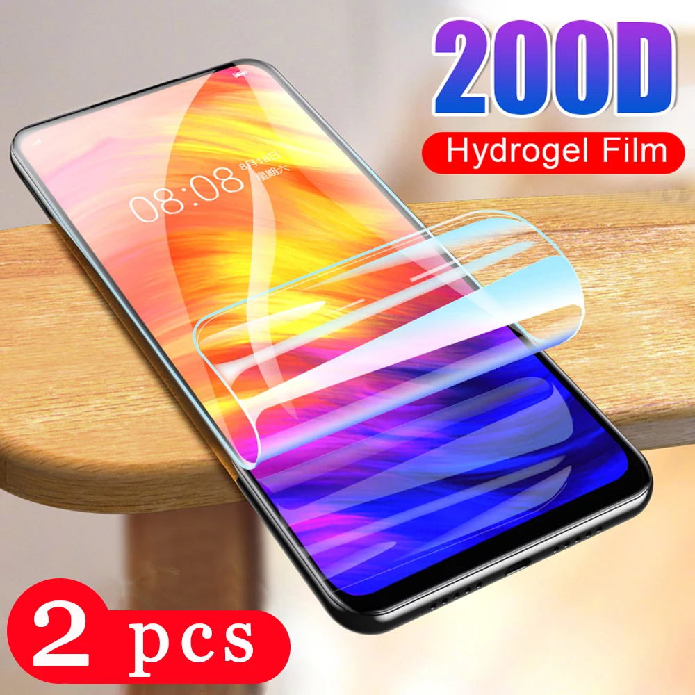 2 шт. Гидрогелевая пленка для xiaomi redmi K30 K20 pro защитная note 8 8A 8t Защитная экрана