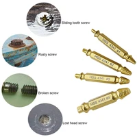 take out stripped broken bolt stud remover demolition home hand woodworking tool parts kit damaged screw extractor drill bit set