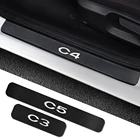 4 шт., автомобильные наклейки для Citroen C1 C2 C3 C4 C4L C5 C6 C8