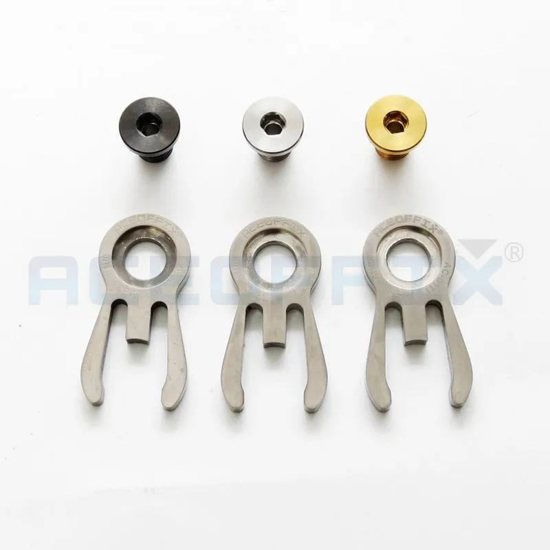 Aceoffix 7.4g Ti Catcher Titanium Handlebar headpost with Bolt for Brompton Folding Bike | Спорт и развлечения