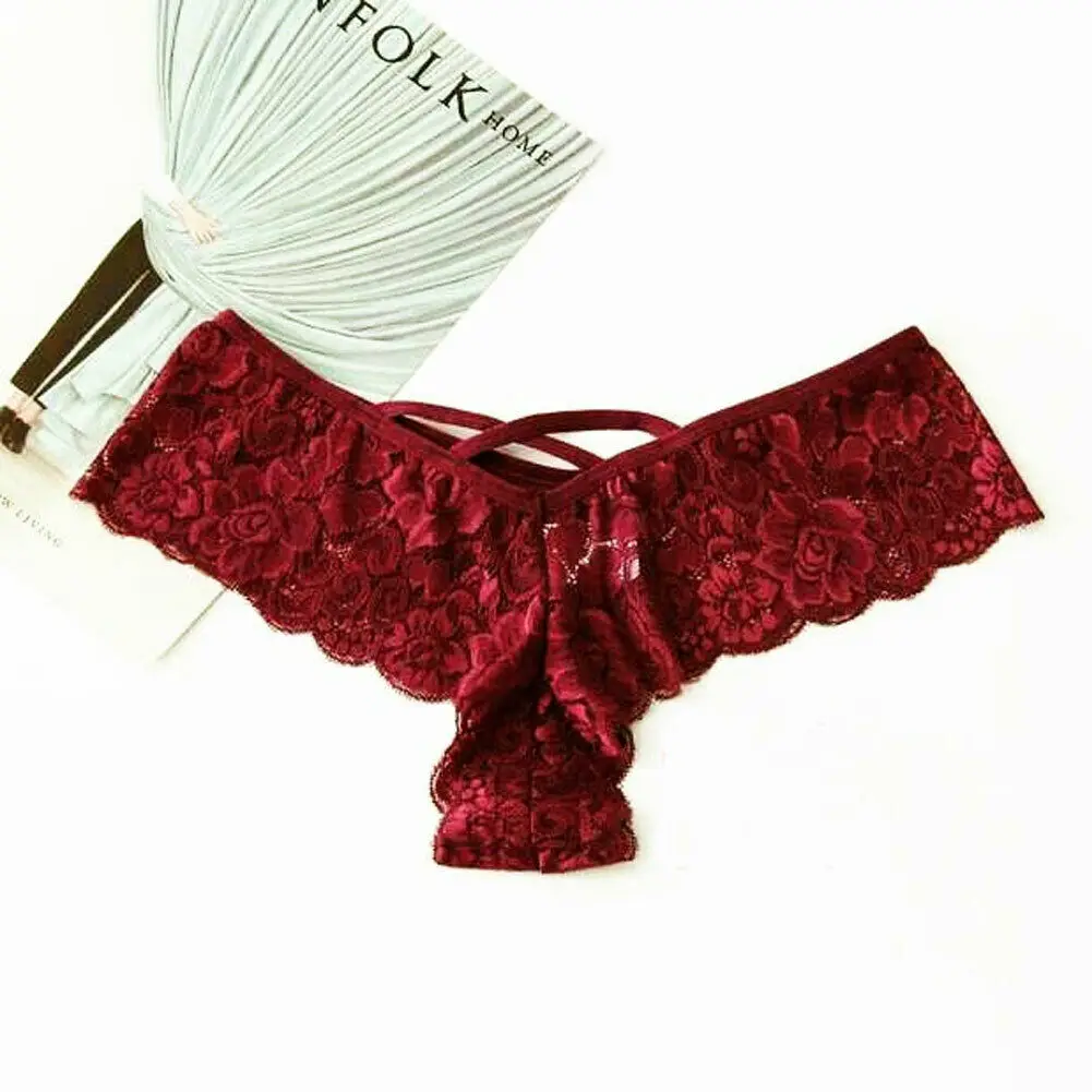 

Women's Lace Sexy Lingerie Fashion New Ladies Panties Briefs Underwear Knickers Thongs G-String
