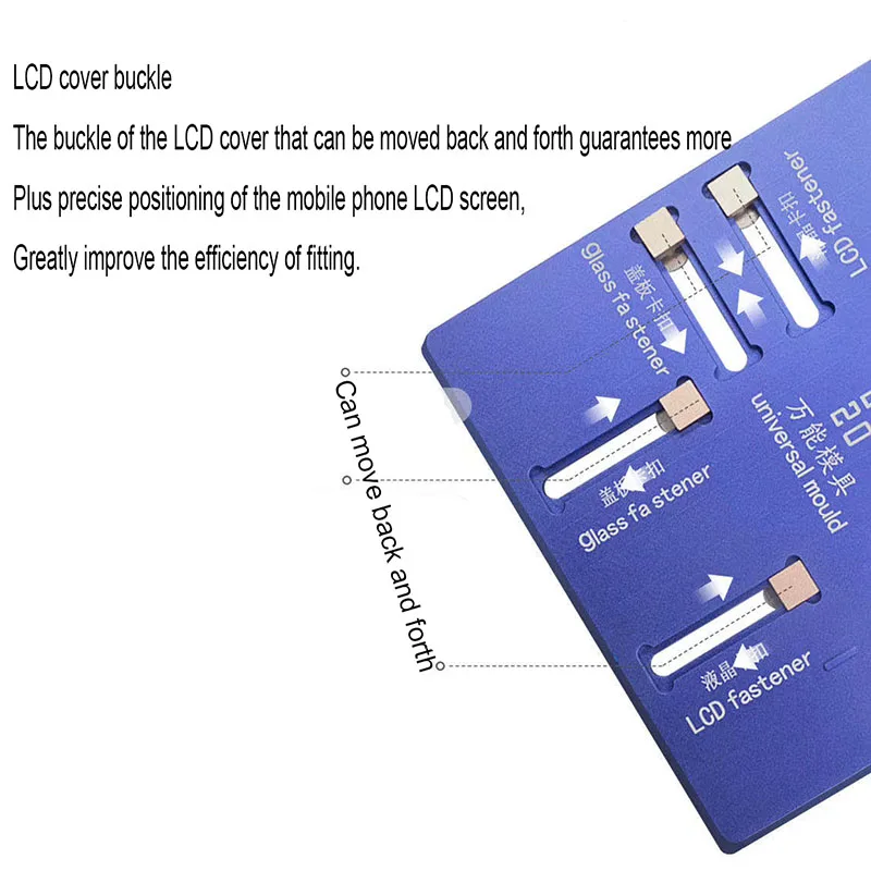 

Spahr Universal Motherboard Repair Fixture CPU Hard disk Fingerprint home button repair Holder jig For mobile phone repair