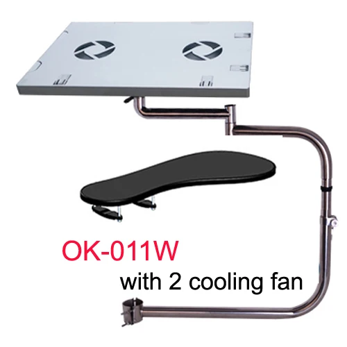 OK-011W DL OK010 Многофункциональный Полный стул движения Зажимная клавиатура Поддержка Держатель ноутбука коврик для мыши для Compfortable офиса и игры - Цвет: OK-011W