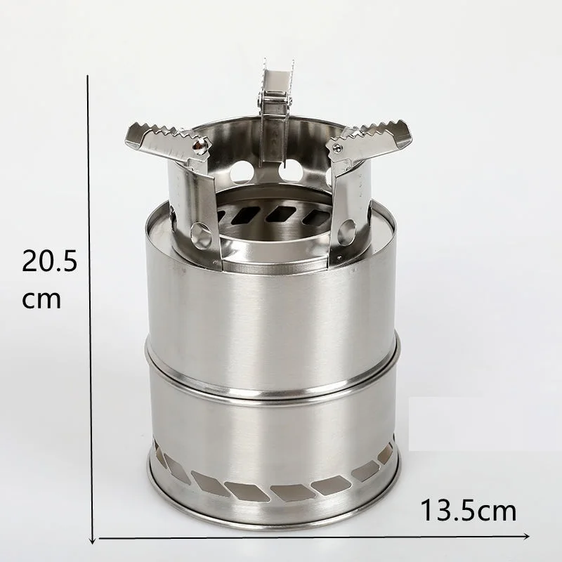 

1PC Bump Outdoor Camping Furnace End Deconstructable BBQ Barbecue Stoves Cross Broder Detachable