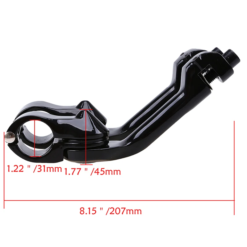 

POSSBAY 32mm Motorcycle Foot Pegs Mount Kit Motocross Motocicleta Foot Peg Mount Universal for Honda cb400 Dirt Bike Footrest