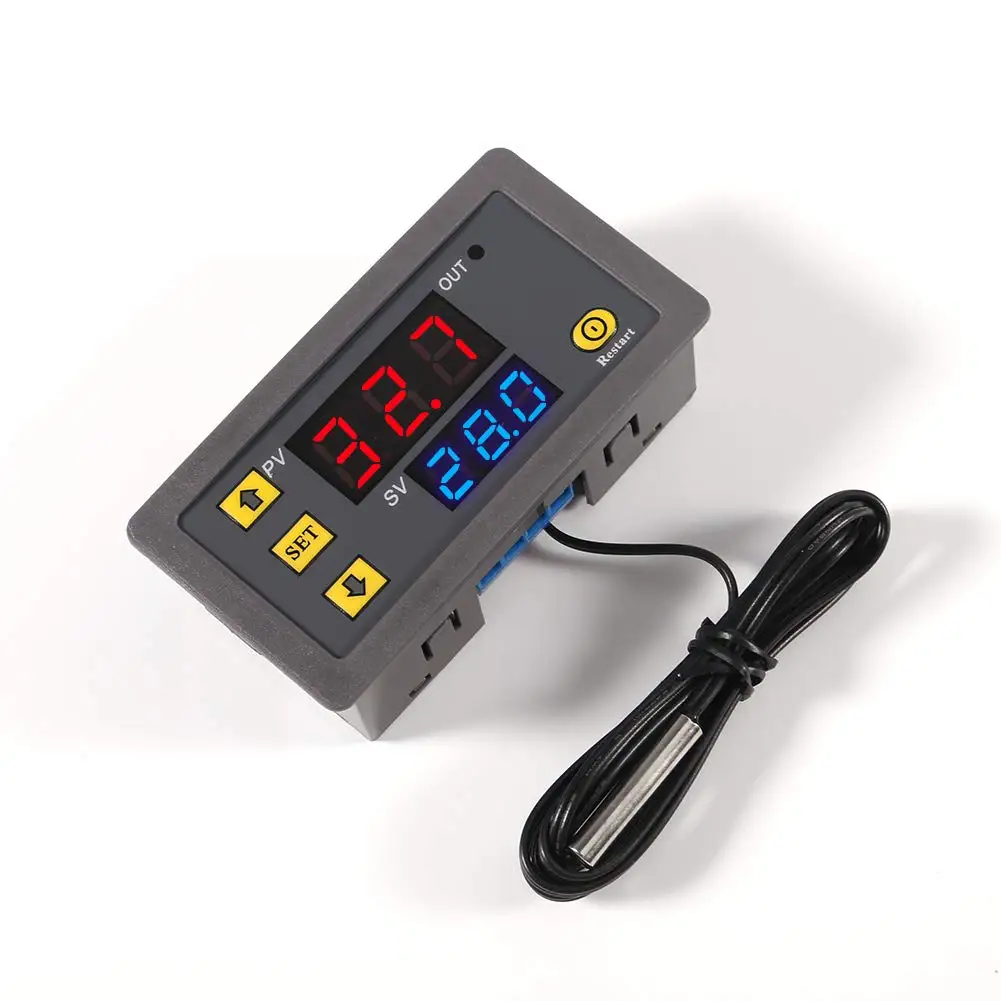 

Цифровой термостат W3230 12 В 24 В для контроля температуры со светодиодным дисплеем