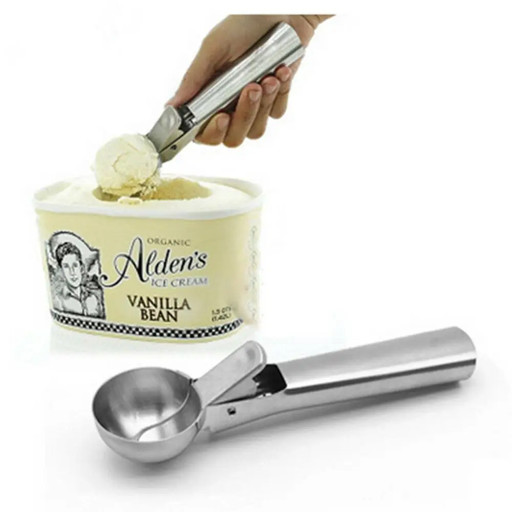 1 шт. 18 см новый стиль кухонная нержавеющая сталь совок для мороженого пюре