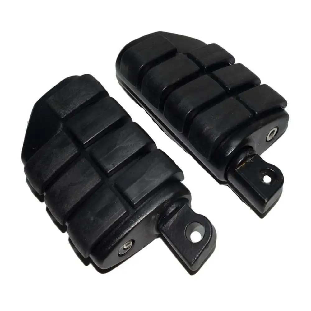2 Male Mount Motorcycle Rubber Footrest Footpegs Floorboard For Harley Iron XL 883 1200 Street 750 500 Touring Custom Dyna Softail - Цвет: 2