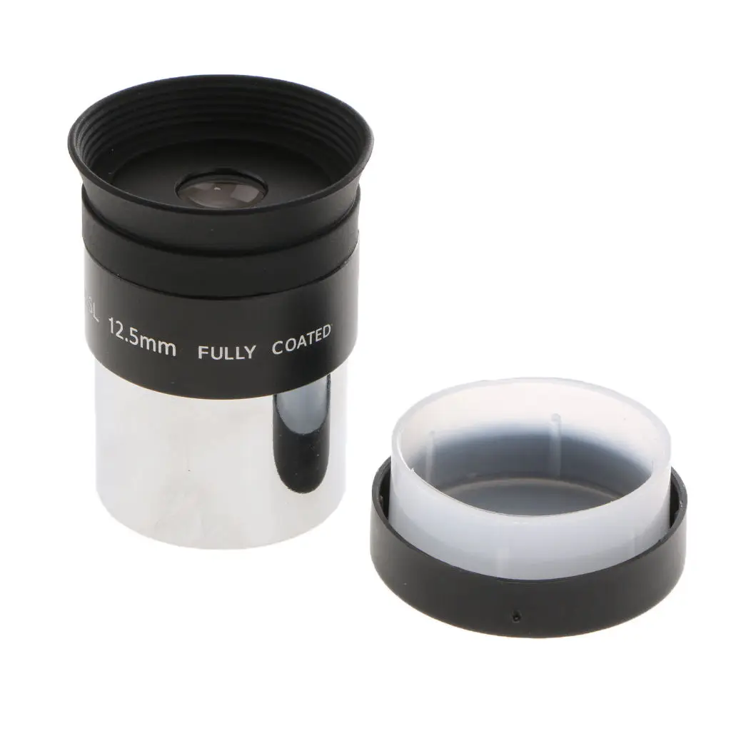 

12.5mm 1.25inch Plossl Telescope Eyepiece Lens - 4-element Plossl Design - Threaded for Standard 1.25inch Astronomy Filters