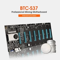 btc s37 motherboard mining motherboard 8 pcie 16x graph card sodimm ddr3 sata3 0 support vga for miner mining btc s37 motherboar