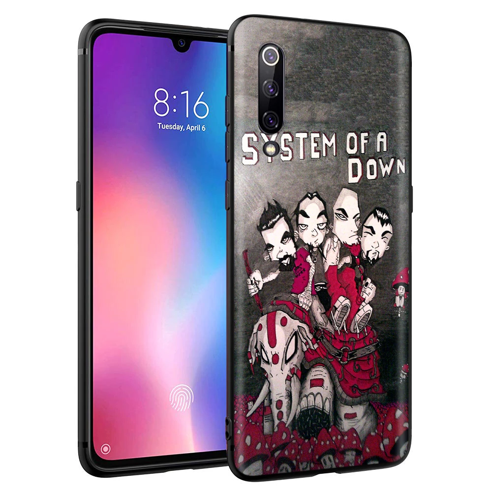 System Of A Down SOAD Case for Xiaomi Redmi MI Note MAX 3 6 6A 7 8 9 9A 9C 10 se A1 A2 Lite GO F1 A3 K30 Poco F2 Pro|Бамперы| |