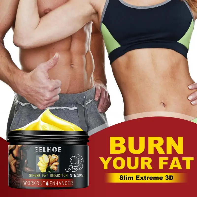 

Ginger Fat Burning Abdominal Cream Men And Women's Fitness Shaping Cream To Strengthen Abdominal Muscle Slimming TSLM1