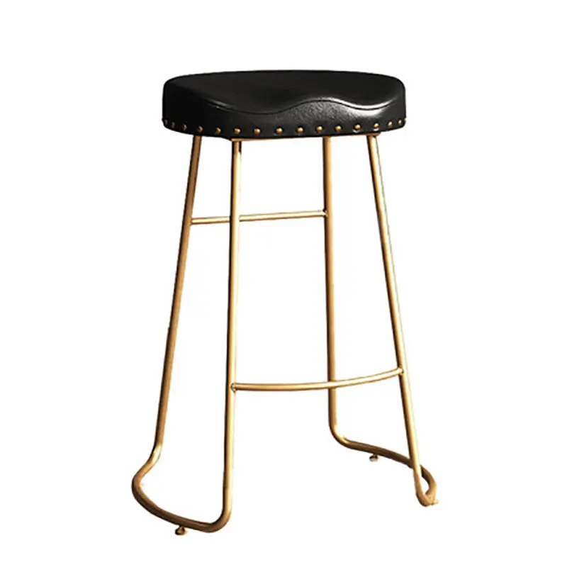 Барный стул в скандинавском стиле приставка для дома ретро из золотистого железа
