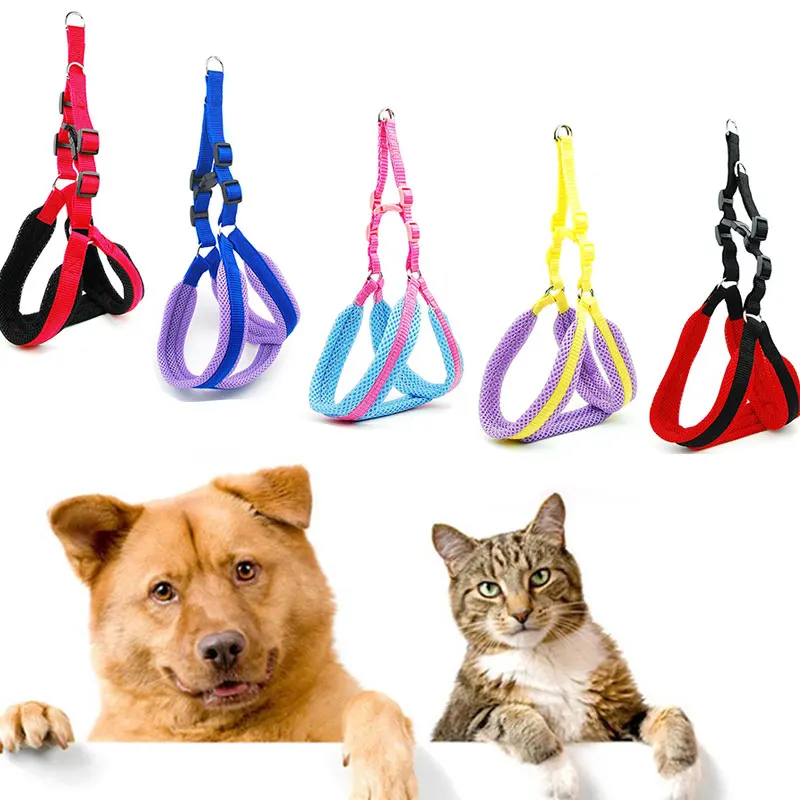 С воздухопроницаемой сеткой с изображением собаки поводок жилет портативный для