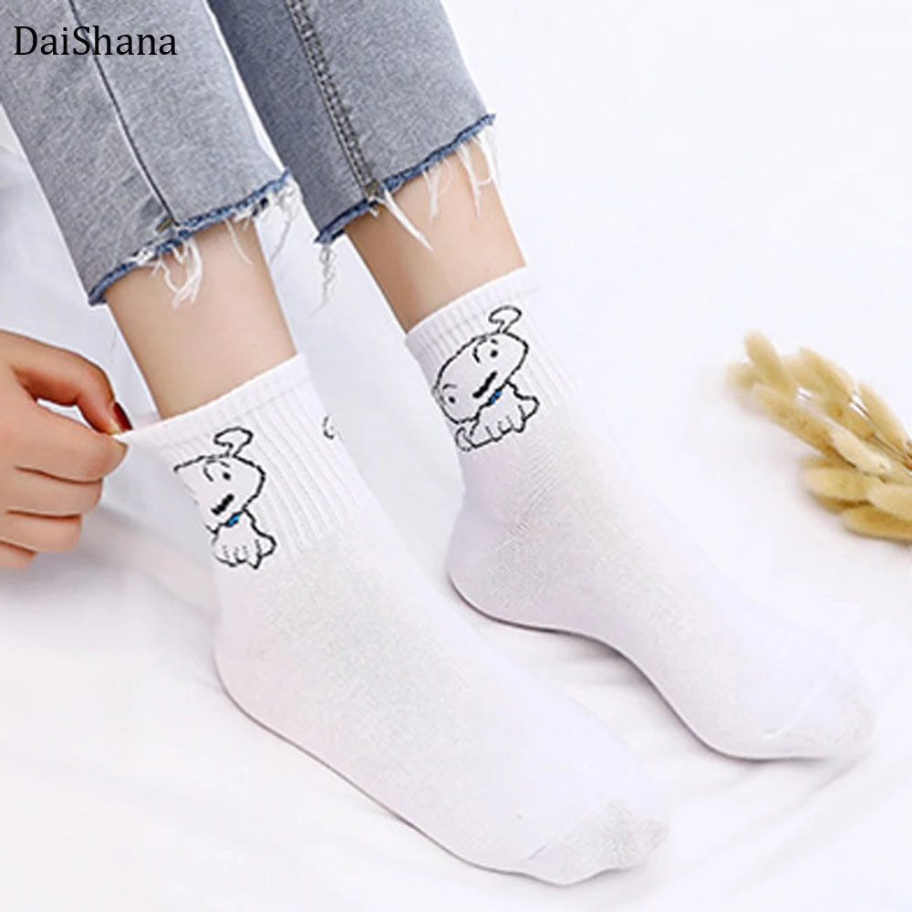 2019 женские носки с забавными персонажами из мультфильмов Harajuku забавные Модные