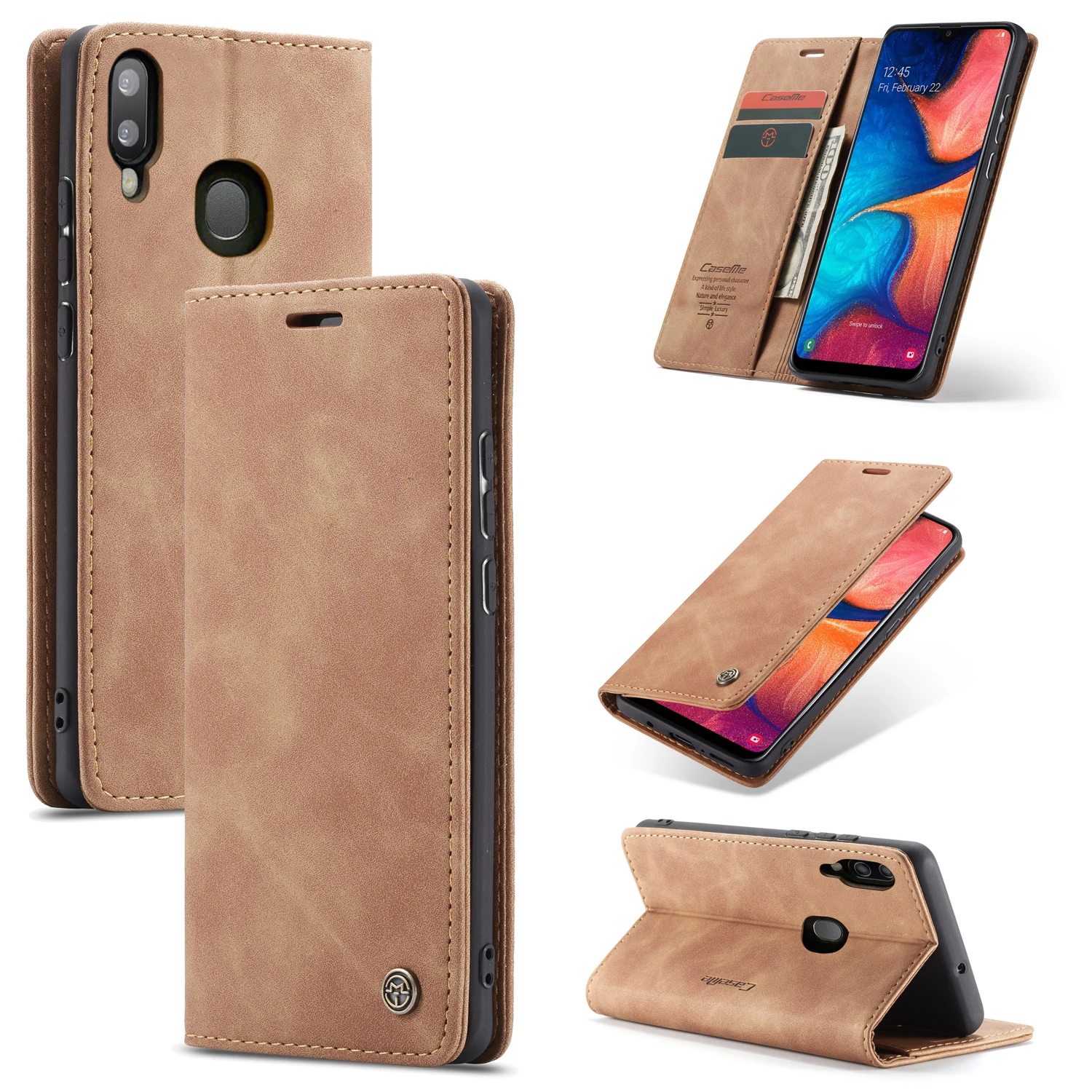 Магнитный чехол на samsung A70s A50s A40s A30s A20s A10s A90 A80 A70 A50 A40 A30 A20 A10 A20E кожаный чехол-портмоне на застежке в стиле ретро чехол