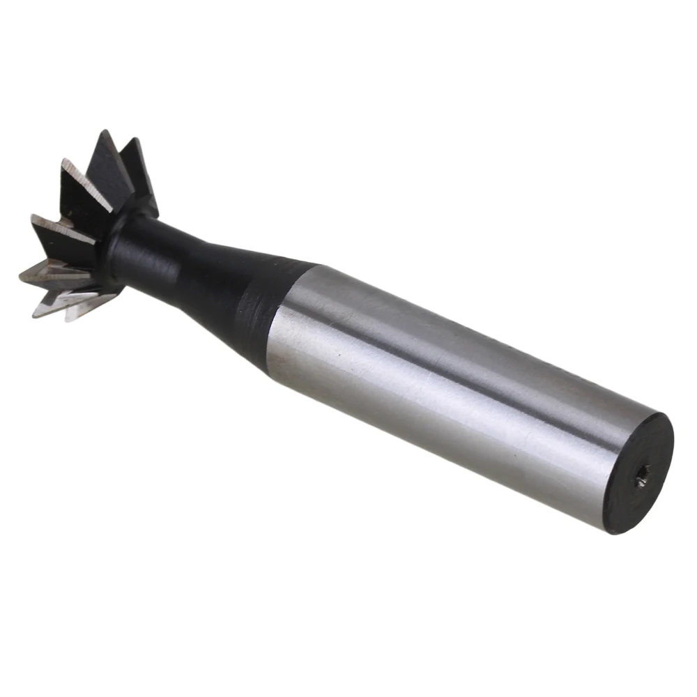 

20mm Dia 45 Degree HSS Straight Shank Dovetail Slot Cutter End Mill CNC Bit