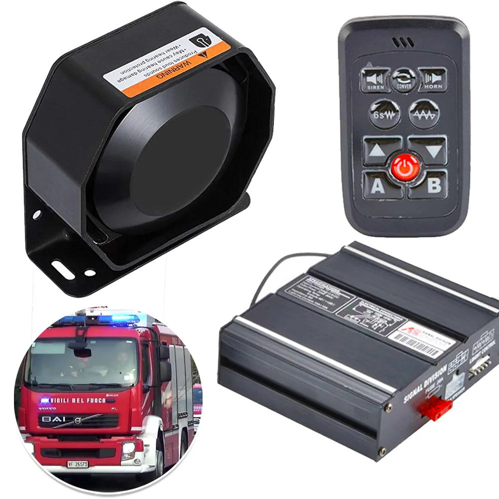 Полицейские сирены 200 Вт 10 тонов Автомобильная сигнализация световые