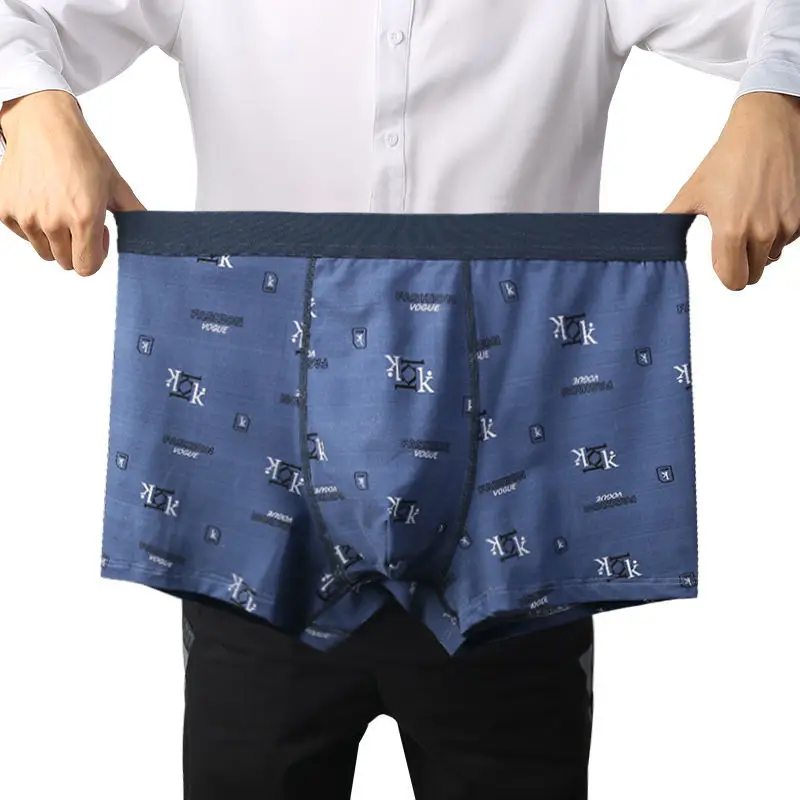 4pcs Boxer Shorts Underpants man Men's Panties Men Boxer Underwear Cotton for Male Couple Sexy Set Calecon Large Size Lot Soft