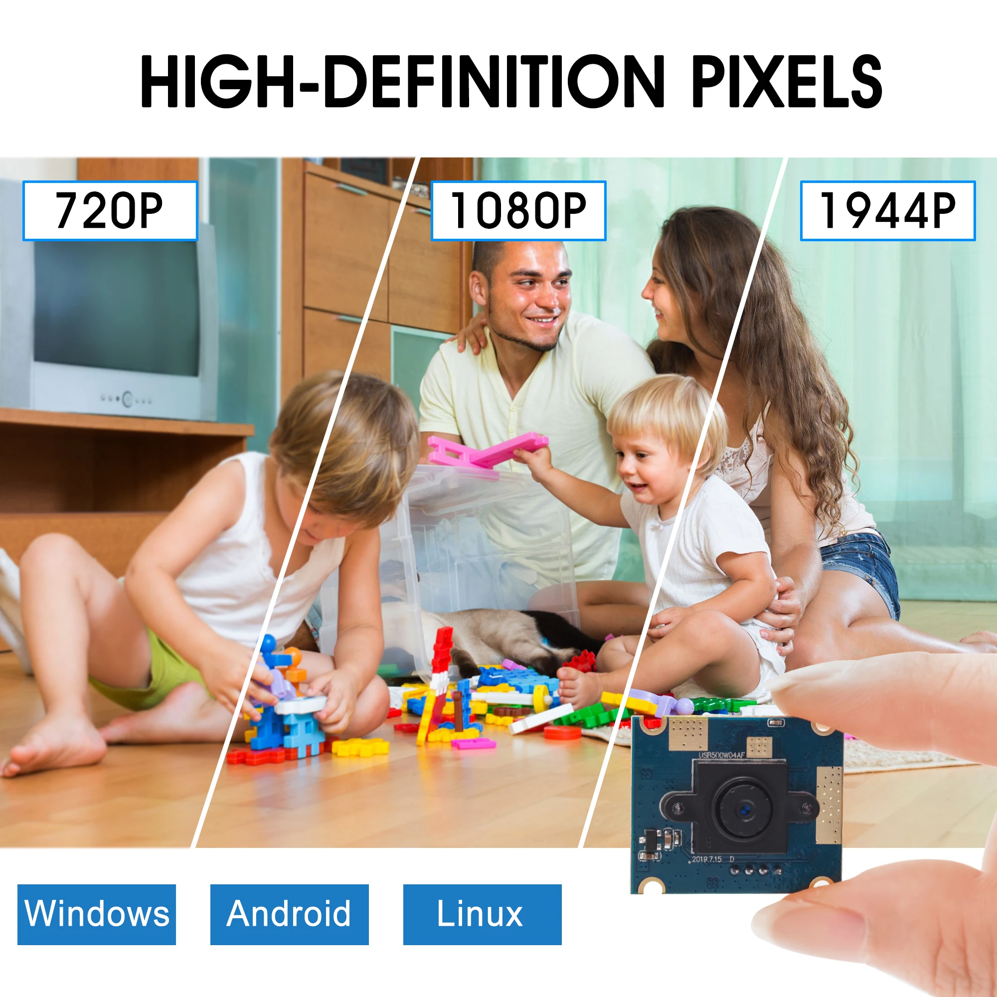 30*25 мм 5 мегапиксельная плата для микро usb камеры с фиксированным объективом 60