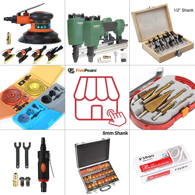 

FivePears Diamond Drill For Porcelain Tiles，Diamond Hole Saw/Crowns Set/Cup Saw,Hole Locator Template Ceramic Ruler Tile Tools