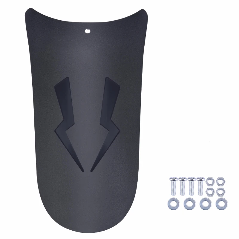Черный Защитный чехол для крыла мотоцикла расширитель переднего колеса
