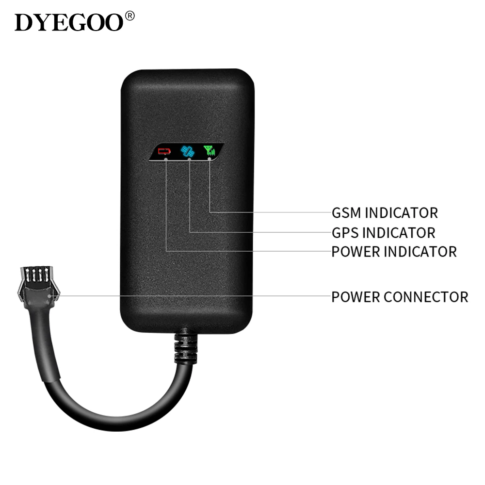 Автомобильный GPS трекер DYEGOO для мотоцикла GT02D Android IOS APP|GPS-трекеры| |