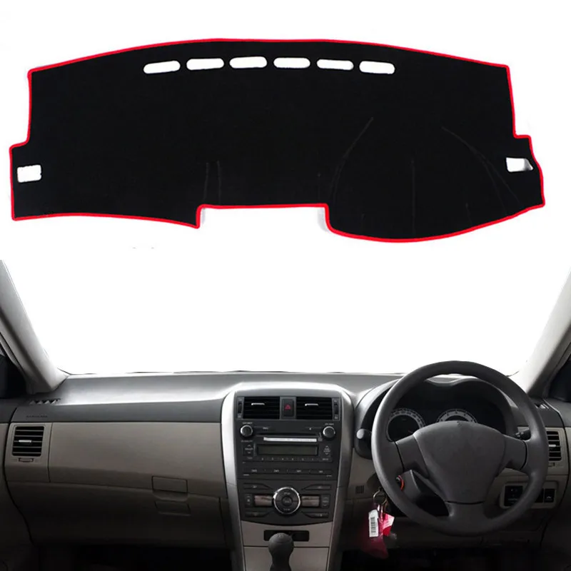 For Toyota Corolla Axio Fielder 2007 2008 2009 2010 2011 2012 2013 Car Styling Dashmat Dash Mat Sun Shade Dashboard Cover Carpet |