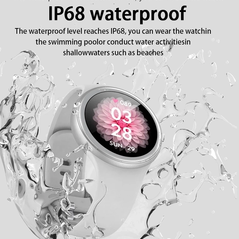 GEJIAN Woman Smartwatch Women IP68 Waterproof Weather Display Sports Fitness Tracker for Xiaomi Huawei ios Smart Watch Girl Gift