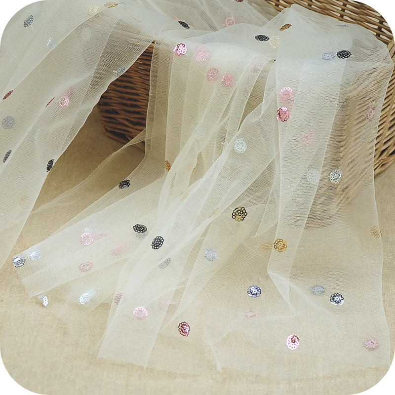 2 ярда высококачественная прозрачная сетчатая юбка из кружевной ткани с