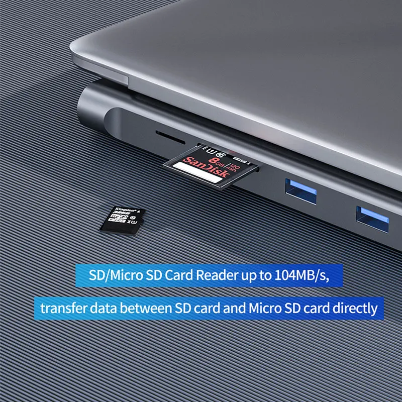 Док станция USB 3 0 все в одном type C к Мульти HDMI адаптер для MacBook Pro 13 Air 1 разветвитель