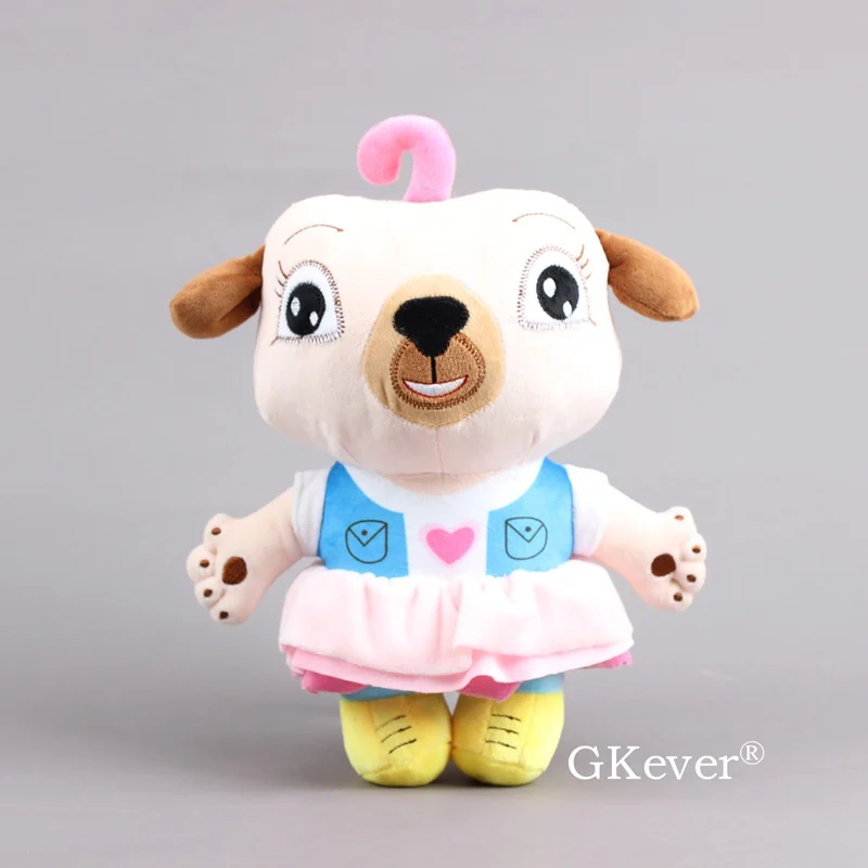 Чип и картофель плюшевая розовая собака Мышь Мягкая кукла животное детская